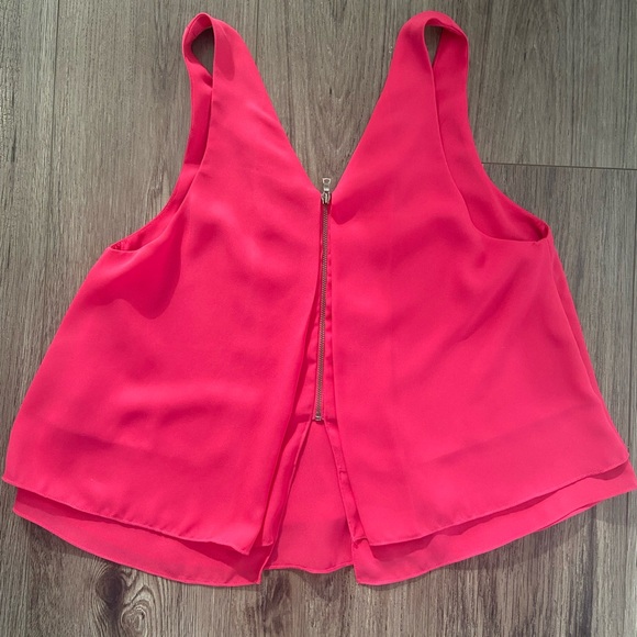 Sam Edelman crop tank top in hot pink - Picture 5 of 5